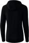 Preview: Kapuzensweatjacke Damen - schwarz