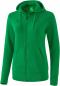 Preview: Kapuzensweatjacke Damen - smaragd