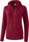 Preview: Kapuzensweatjacke Damen - bordeaux