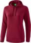 Preview: Kapuzensweat Damen - bordeaux