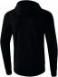 Preview: Kapuzensweatjacke - schwarz
