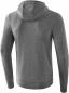 Preview: Kapuzensweatjacke - grau melange