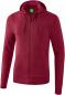Preview: Kapuzensweatjacke - bordeaux