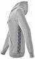 Preview: ESSENTIAL TEAM Kapuzensweat Damen - hellgrau melange/slate grey