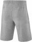Preview: ESSENTIAL Sweatshorts - hellgrau melange/schwarz