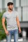 Preview: STYLE T-SHIRT Herren - hellgrau melange