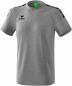 Preview: ESSENTIAL 5-C T-Shirt - grau melange/schwarz