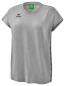 Preview: ESSENTIAL TEAM T-Shirt Damen - hellgrau melange/slate grey