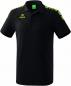 Preview: ESSENTIAL 5-C Polo - schwarz/green gecko