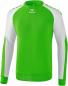 Preview: ESSENTIAL 5-C Sweatshirt - green/weiß