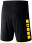 Preview: CLASSIC 5-CUBES Shorts Kinder - schwarz/gelb