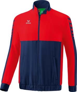 SIX WINGS Präsentationsjacke Kinder - new navy/rot
