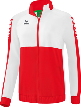 SIX WINGS Präsentationsjacke Damen - rot/weiß