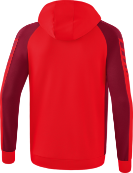 SIX WINGS Trainingsjacke mit Kapuze Kinder - rot/bordeaux