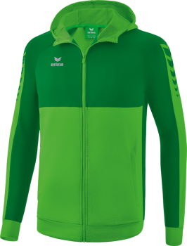 SIX WINGS Trainingsjacke mit Kapuze Kinder - green/smaragd/weiß