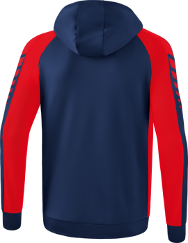 SIX WINGS Trainingsjacke mit Kapuze - new navy/rot