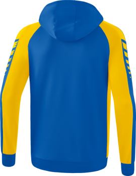 SIX WINGS Trainingsjacke mit Kapuze - new royal/gelb