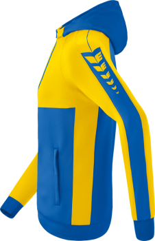SIX WINGS Trainingsjacke mit Kapuze - new royal/gelb