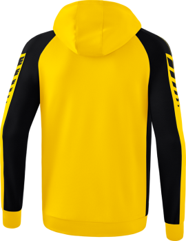 SIX WINGS Trainingsjacke mit Kapuze Kinder - gelb/schwarz