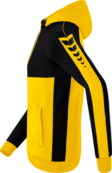 SIX WINGS Trainingsjacke mit Kapuze Kinder - gelb/schwarz