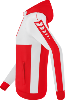 SIX WINGS Trainingsjacke mit Kapuze Kinder - rot/weiß