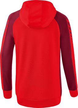 SIX WINGS Trainingsjacke mit Kapuze Damen - rot/bordeaux