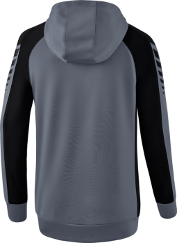 SIX WINGS Trainingsjacke mit Kapuze Damen - slate grey/schwarz