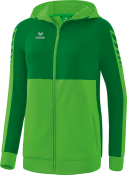 SIX WINGS Trainingsjacke mit Kapuze Damen - green/smaragd