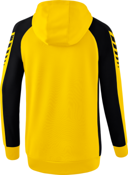 SIX WINGS Trainingsjacke mit Kapuze Damen - gelb/schwarz