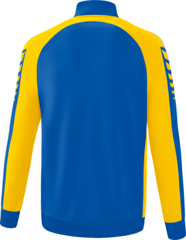 SIX WINGS Worker Jacke Kinder - new royal/gelb