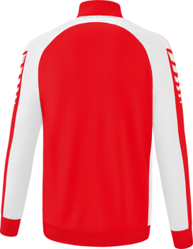 SIX WINGS Worker Jacke - rot/weiß