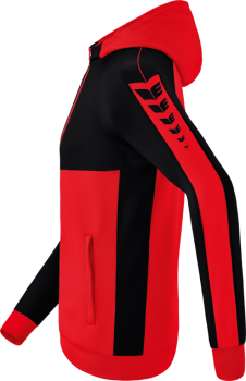 SIX WINGS Trainingsjacke mit Kapuze Kinder - rot/schwarz