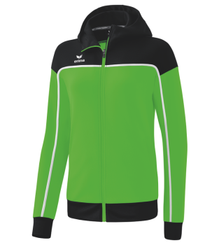 CHANGE by erima Trainingsjacke mit Kapuze - green/schwarz/weiß