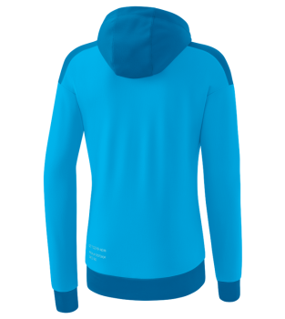 Preview: CHANGE by erima Trainingsjacke mit Kapuze - curacao/mykonos/weiß