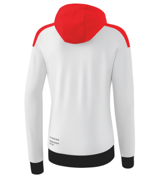 CHANGE by erima Trainingsjacke mit Kapuze - weiß/rot/schwarz
