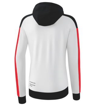 Preview: CHANGE by erima Trainingsjacke mit Kapuze - weiß/schwarz/rot