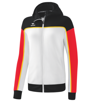 CHANGE by erima Trainingsjacke mit Kapuze - weiß/schwarz/rot