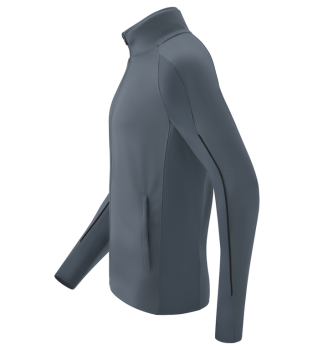 LIGA STAR Polyester Trainingsjacke - slate grey/schwarz