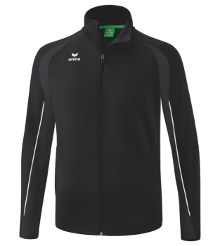 LIGA STAR Polyester Trainingsjacke - schwarz/weiß