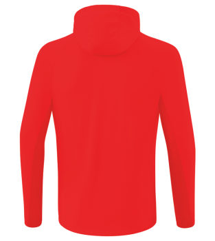 LIGA STAR Trainingsjacke mit Kapuze - rot/weiß