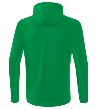LIGA STAR Trainingsjacke mit Kapuze - smaragd/weiß