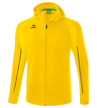 LIGA STAR Trainingsjacke mit Kapuze - gelb/schwarz