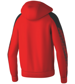 EVO STAR Trainingsjacke mit Kapuze - rot/schwarz 