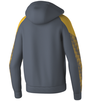 EVO STAR Trainingsjacke mit Kapuze - slate grey/gelb
