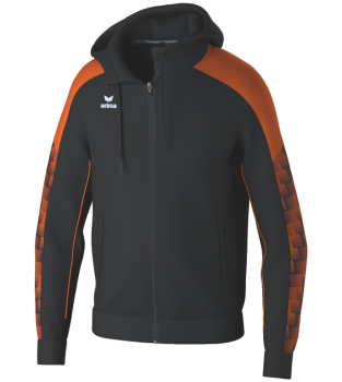 EVO STAR Trainingsjacke mit Kapuze - schwarz/orange 