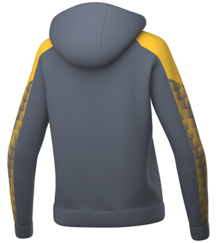 EVO STAR Trainingsjacke mit Kapuze - slate grey/gelb