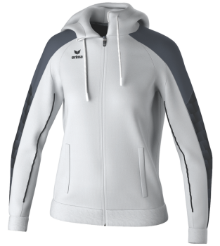 EVO STAR Trainingsjacke mit Kapuze - weiß/schwarz