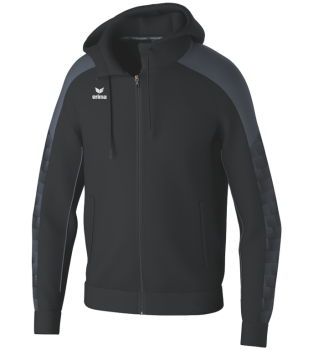 EVO STAR Trainingsjacke mit Kapuze - schwarz/slate grey 