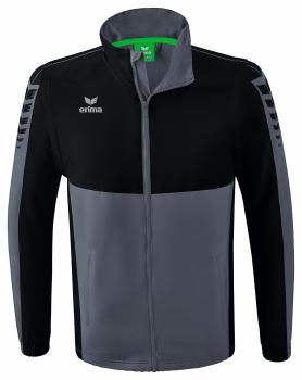 SIX WINGS Jacke mit abnehmbaren Ärmeln - slate grey/schwarz