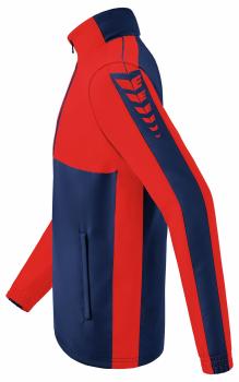SIX WINGS Jacke mit abnehmbaren Ärmeln - new navy/rot